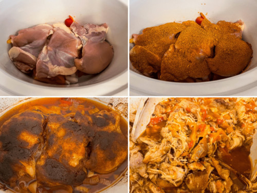 slow cooker chicken fajitas