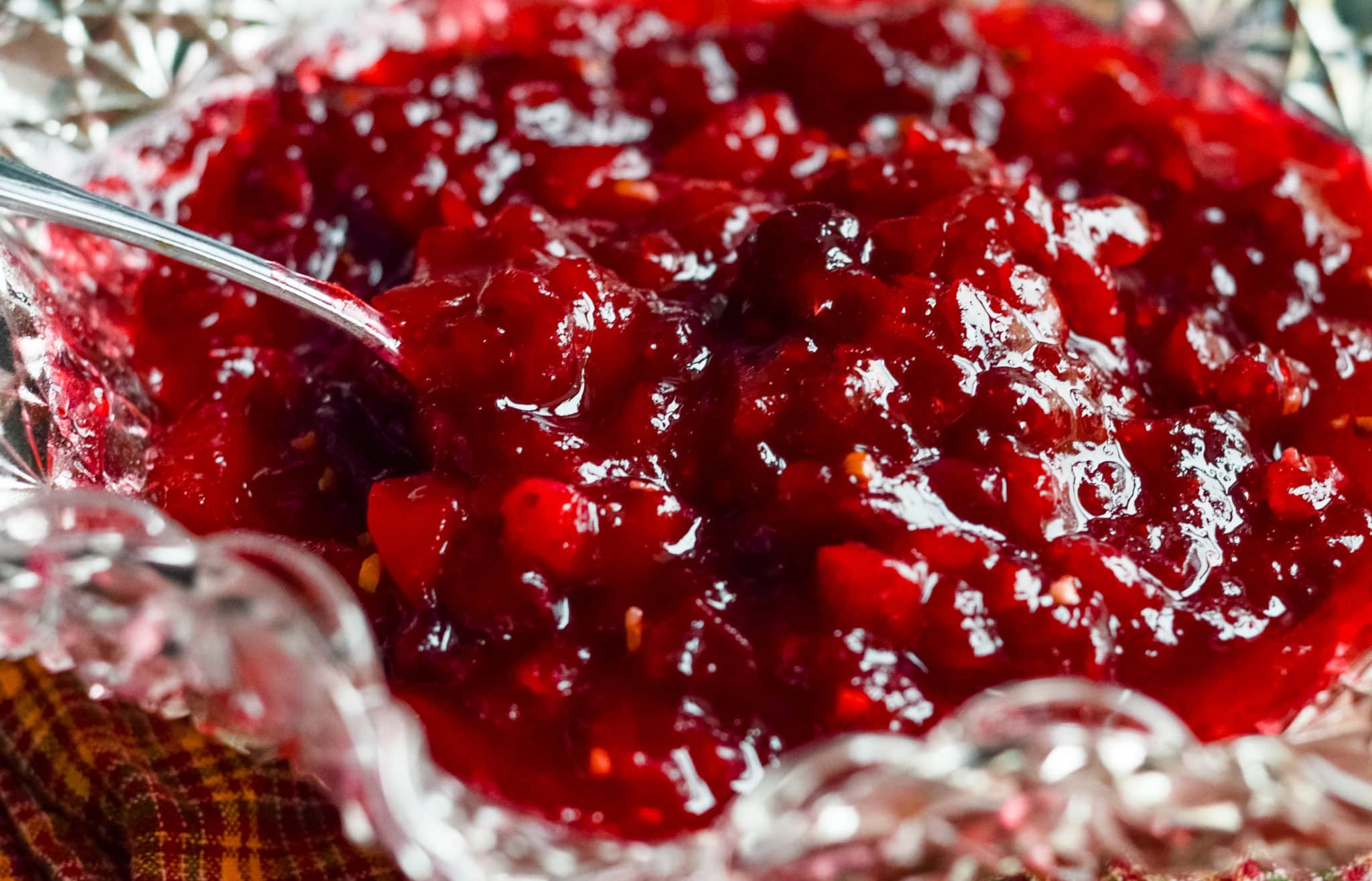 Spiced Apple Cranberry Sauce