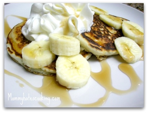 Banana Blueberry Pancakes
