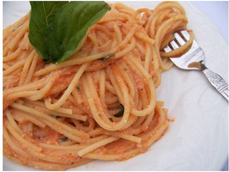 Tomato Basil Cream Pasta