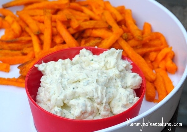 Oklahoman Creamy Ranch Dip and Ore-Ida Sweet Potato Fries by Heinz