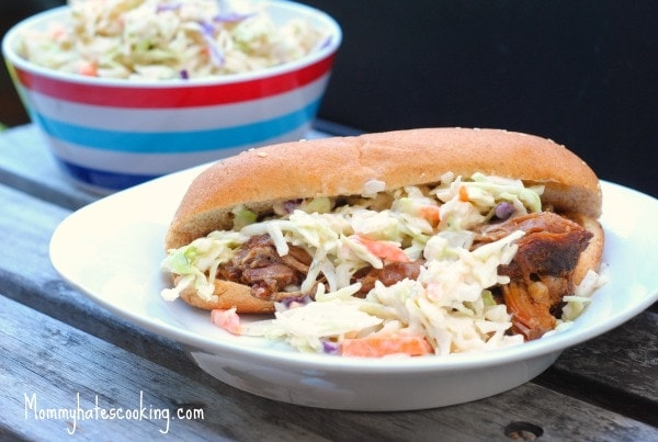 Slaw Style Pulled Pork Subs