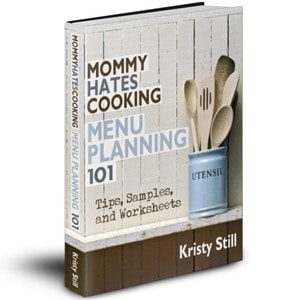 E-Book: Menu Planning 101 and FREE Printable