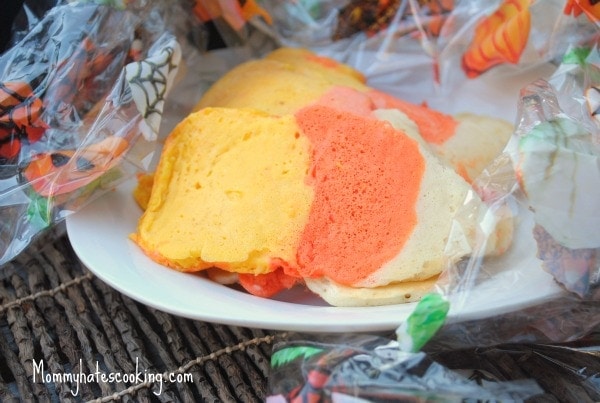 Candy Corn Pancakes