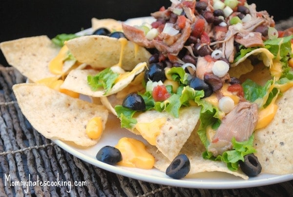 Crock Pot Chicken Nachos