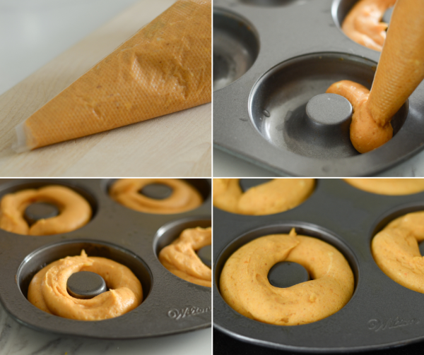 gluten free baked pumpkin donuts