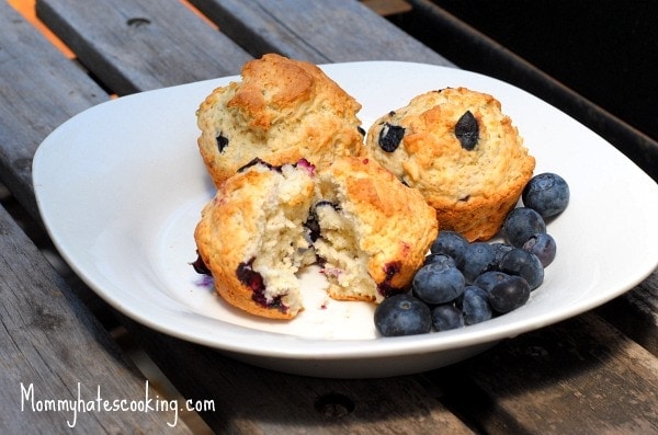 Healthy Remix: Blueberry Muffins