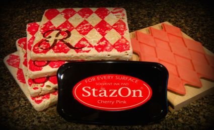 Gift Idea: Hand Stamped Coasters