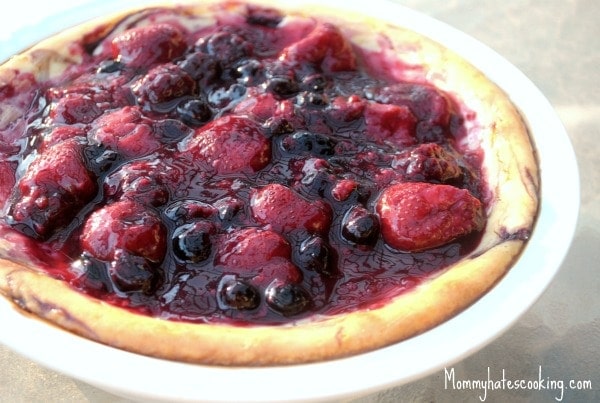 Valentine’s Treat- White Chocolate Wildberry Cheesecake