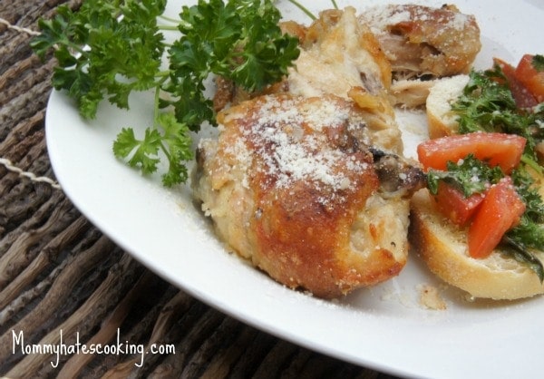 Parmesan Oven Fried Chicken
