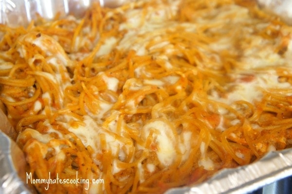 The Laughing Cow Spaghetti Pie