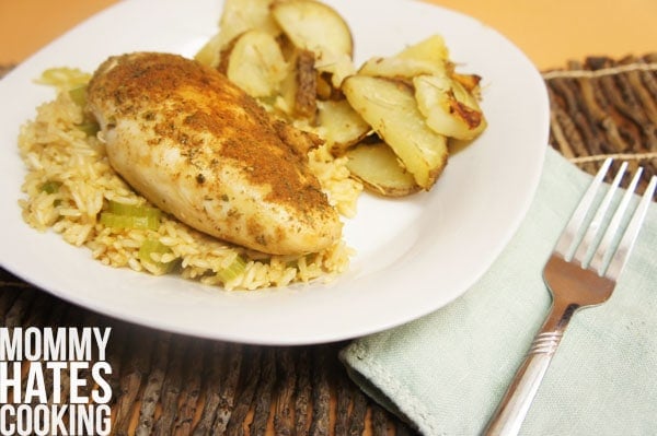 Blackened Chicken with Dirty Rice
