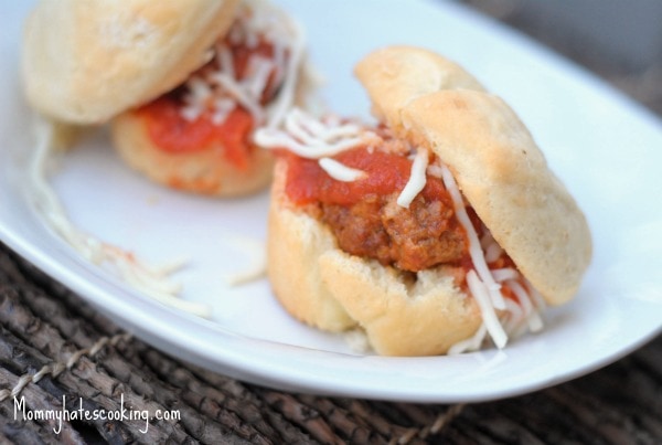 Slow Cooker Meatball Sliders