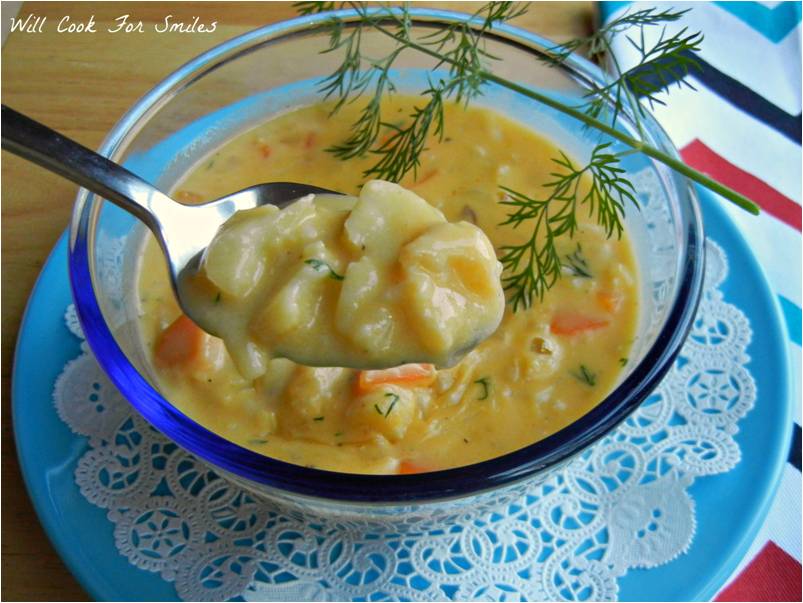 Chunky Cauliflower and Cheese Soup
