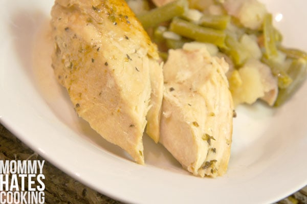 Slow Cooker Mediterranean Herb & White Wine Chicken