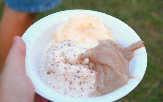 Homemade Butterfinger Ice Cream