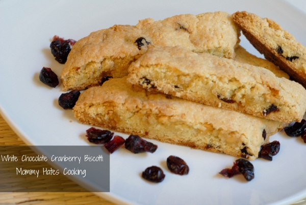 White Chocolate Cranberry Biscotti