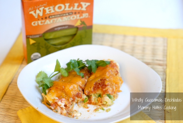 Wholly Guacamole Enchiladas #RocktheGuac