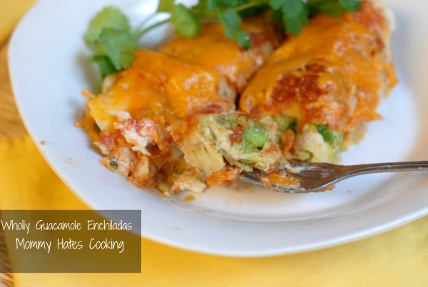Wholly Guacamole Enchiladas