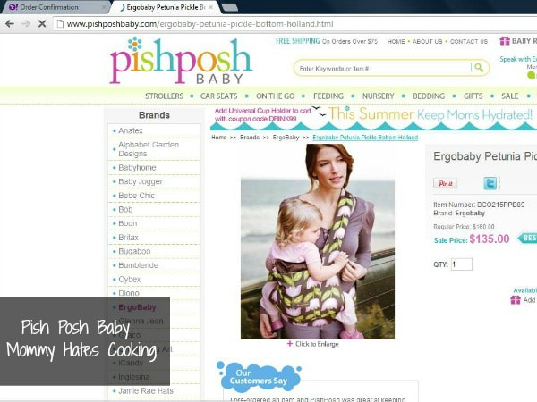 Pregnancy Update and Baby Gear Shopping with PishPosh Baby