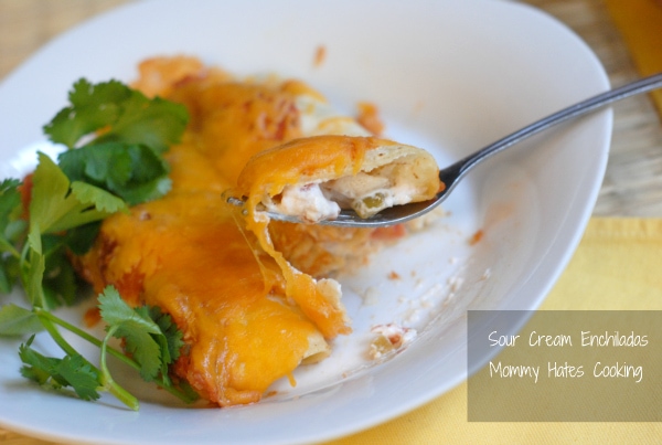 Sour Cream Enchiladas