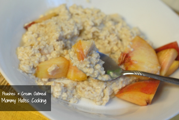 Peaches & Cream Oatmeal