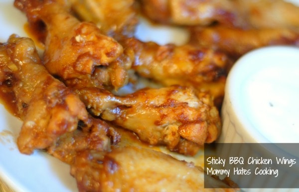 Sticky BBQ Chicken Wings