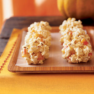Cooking Light: Candy Corn Popcorn Balls