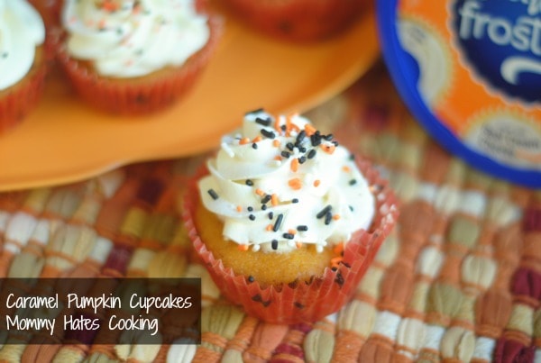 Caramel Pumpkin Cupcakes