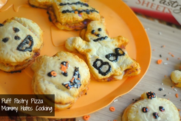 Puff Pastry Halloween Pizza Pockets with Pepperidge Farm®