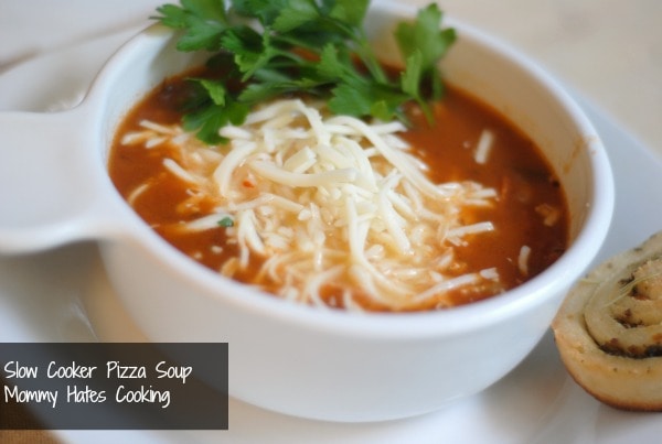 Slow Cooker Pizza Soup