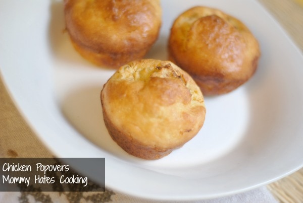 Chicken Stuffed Popovers