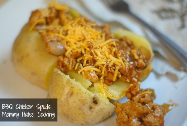 BBQ Chicken Sloppy Joe Spuds