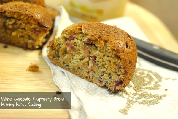 White Chocolate Raspberry Bread