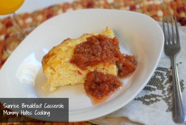 Sunrise Breakfast Casserole with Johnsonville