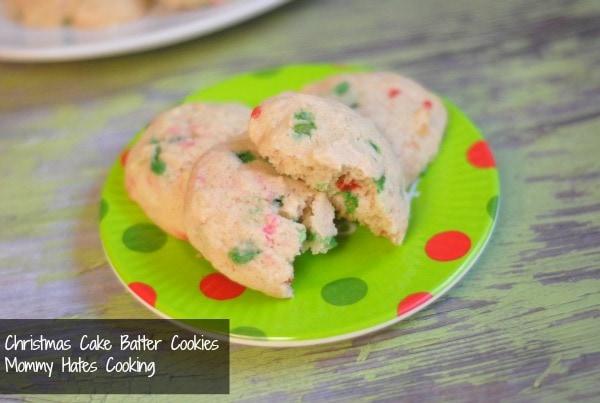 Holiday Treat: Christmas Cake Batter Cookies