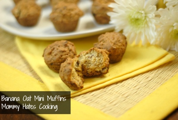 Banana Oat Mini Muffins