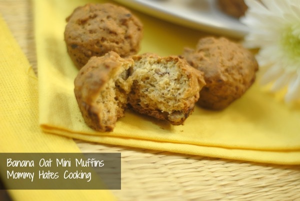 Banana Oat Mini Muffins