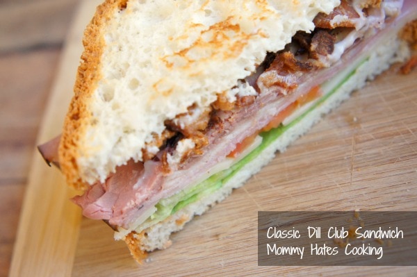 Classic Dill Club Sandwich with Castle Wood Lunch Meat
