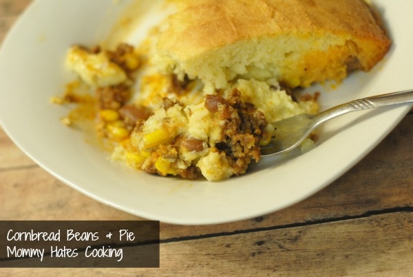 Cornbread and Beans Pie