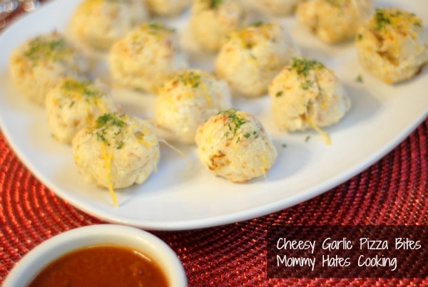 Cheesy Garlic Pizza Bites