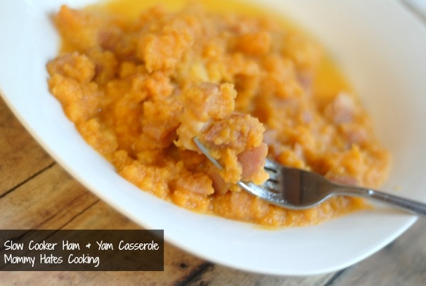 Slow Cooker Ham & Yam Casserole