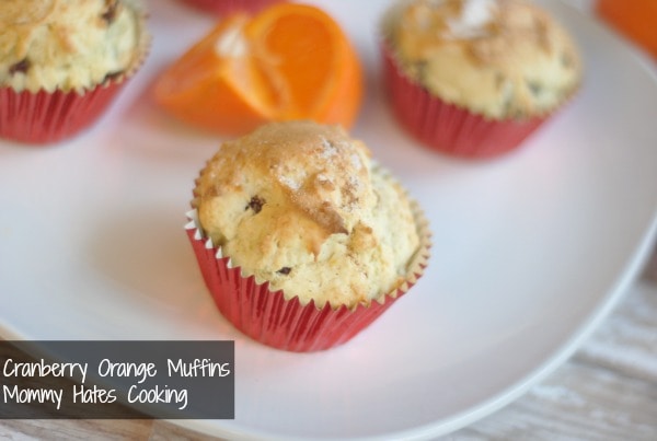 Cranberry Orange Muffins with Silk Soy Milk