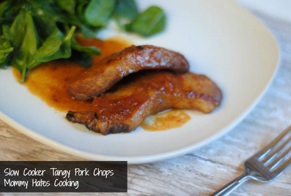 Slow Cooker Tangy Pork Chops