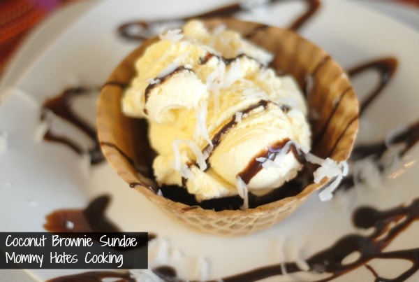 Coconut Chocolate Brownie Cups