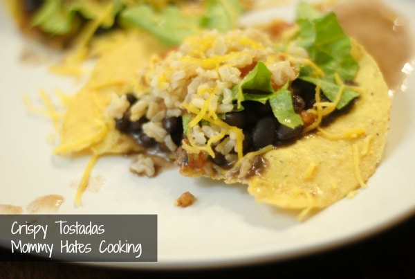 Meatless Black Bean Tostadas