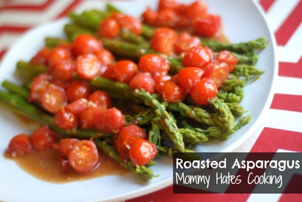 Asparagus with Balsamic Tomatoes