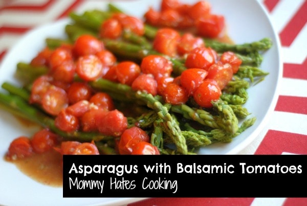 Asparagus with Balsamic Tomatoes