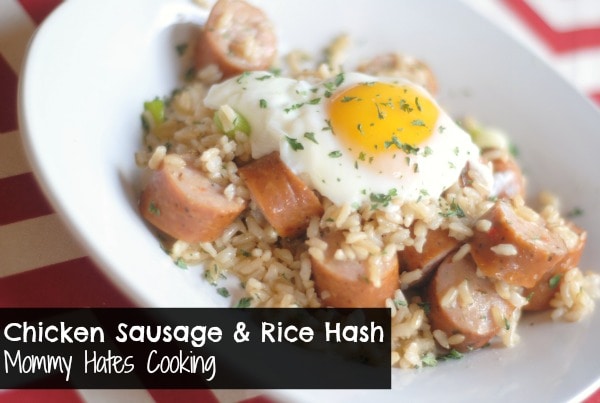 Chicken Sausage & Rice Hash