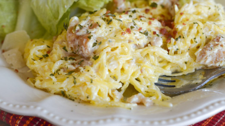 Image for Spaghetti Squash Chicken Alfredo
